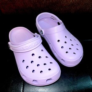 Purple crocs